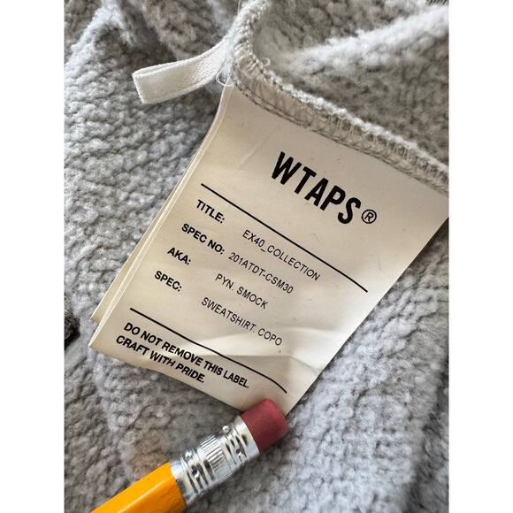 WTAPS EX40 Collection Sweatshirt Grey - Picture 6 of 7